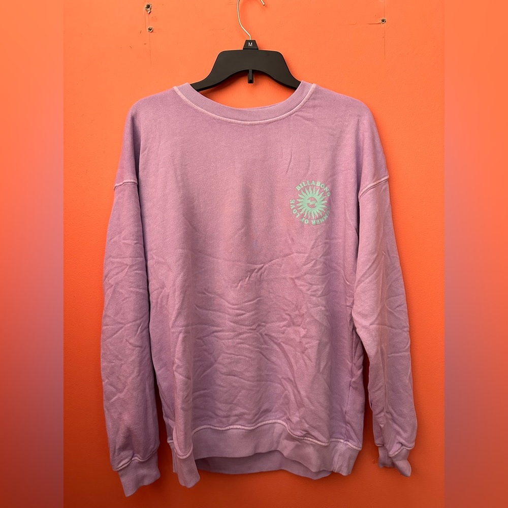 Billabong Lilac Crewneck, Size L